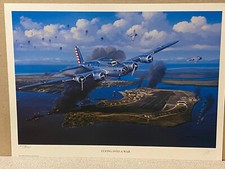 Listing image for B-17C Flying Fortress aviation art print Hawaii 19th Bomb Group