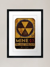 Listing image for Nuclear Vault Cold War Vintage Fram Framed Wall Art Poster Canvas Print Picture