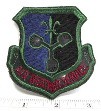 Listing image for Vintage Air Weather Service Jacket Patch Offutt Air Force Base Nebraska USAF