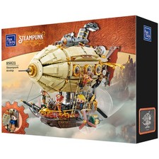 Listing image for Pantasy Steampunk Airship Brick Model Set with Figures 1949pcs PA85021