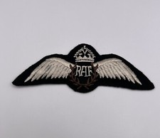 Listing image for King’s Crown RAF Pilot Wings Royal Air Force Sew On Embroidered Badge RAF Patch