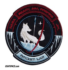 Listing image for Authentic ROCKET LAB 48"Ready, Aim, Prefire" NASA SATELLITE Mission Launch PATCH