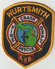 Listing image for Wurtsmith Air Force Base MI Fire Dept. Crash Rescue patch ship from Australia