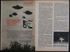 Listing image for UFO Project Blue Book 1967 article Flying Saucers Aliens