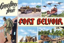 Listing image for Greetings From Fort Belvoir, Virginia - 1930's - Vintage Postcard Poster