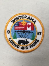 Listing image for 1987 Winterama Loring Air Force Base AFB Maine BSA Activity Patch
