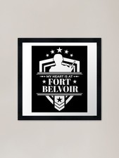 Listing image for Fort Belvoir Virginia Military Fami Framed Wall Art Poster Canvas Print Picture
