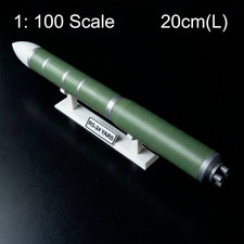 Listing image for 1/100 Russian RS-24 YARS ICBM Missile Model 20cm 3D Printed Military Collect 1pc