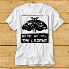 Listing image for Mothman The Man The Moth The Legend T Shirt Movie Retro Vintage Music Tee 2375