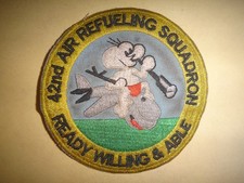 Listing image for USAF Patch 42nd AIR REFUELING SQUADRON KC-97 Stratotanker Circa