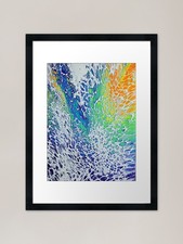 Listing image for Doppler Weather Radar Pour Framed A Framed Wall Art Poster Canvas Print Picture