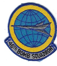 Listing image for PATCH USAF 46TH BOMB SQ HEAVY GRAND FORKS AFB V1 BS-36