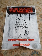 Listing image for Rage Against The Machine Battle Of Los Angeles Tour London 2000 Poster Original