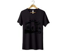 Listing image for Bigfoot UFO Nessie Encounter T-Shirt, Cryptozoology Mystery, Alien Encounter