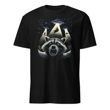 Listing image for Alien Raccoon Shirt Raccoon UFO Selfie Alien Encounter T-Shirt Size S-3XL Gift