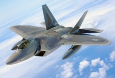 Listing image for MA1 Military Aircraft F22 Raptor Fighter Jet US Air force Poster Print - A2 A3