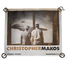 Listing image for VTG Christopher Makos UFO Poster Govinda Gallery Washington D.C. Art Sci Fi USA