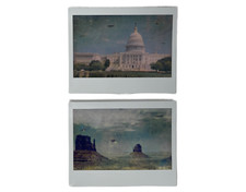Listing image for UFO Photos Project Blue Book Files Alien Photo Flying Saucer Polaroid Style