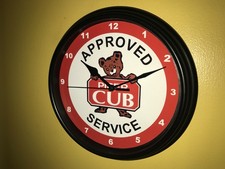 Listing image for Piper Cub Aircraft AppService Airplane Pilot Hangar Advertising Clock Sign
