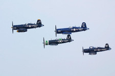 Listing image for VOUGHT F4U CORSAIR WWII AIRCRAFT IN FLIGHT 4x6 PHOTO PRINT
