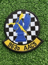 Listing image for USAF - 963D Airborne Air Control Squadron Tinker AFB Oklahoma Patch - Boeing E-3