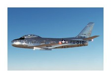 Listing image for USAF F86 Sabre (2) A4 picture photograph poster. Choice of frame.