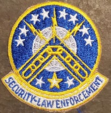 Listing image for USAF 804th Combat Defense Squadron Patch Grand Forks AFB, ND color Flight RARE!