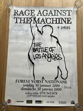 Listing image for Rage Against The Machine The Battle Of Los Angeles Tour Poster Belgium 2000 Rare