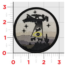 Listing image for NAVY VAW-123 SCREWTOPS UFO EMBROIDERED HOOK & LOOP PATCH